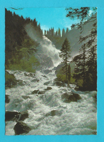 AK Krimmler Wasserfälle. Oberster Wasserfall.