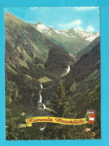 AK Krimmler Wasserfälle. Blick von Filzstein.