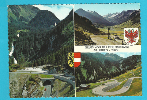 AK Gruss von der Gerlosstrasse Salzburg - Tirol.