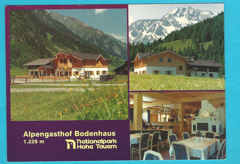 AK Rauris. Alpengasthof Bodenhaus. Fam. P. u. A. Rieß. Kolmstr. 6.
