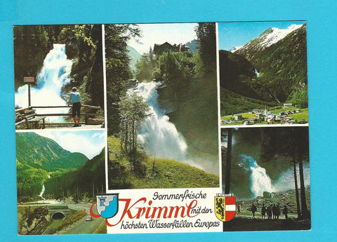 AK Krimml mit den höchsten Wasserfällen Europas.