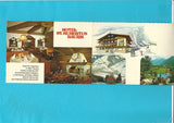 Dreiteilige-AK Rauris. Hotel St. Hubertus.