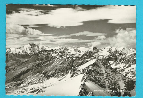 AK Blick vom Sonnblick g. d. Groß-Glockner.