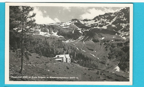AK Tauernhof Kolm Saigurn m. Niedersachsenhaus. (1952)