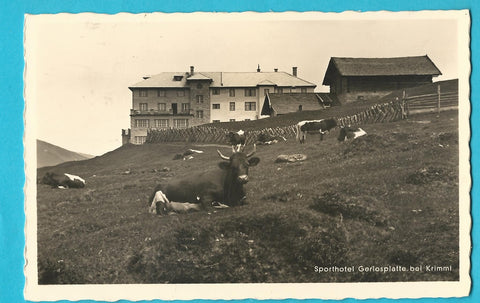 AK Sporthotel Gerlosplatte bei Krimml. (1939)