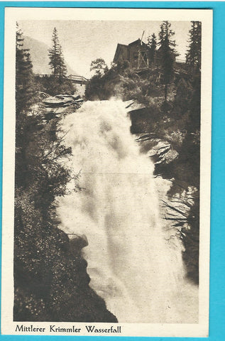 AK Mittlerer Krimmler Wasserfall.
