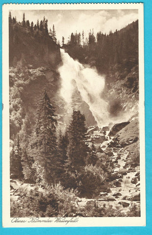 AK Oberer Krimmler Wasserfall.