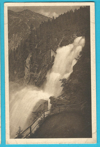 AK Oberer Krimmler Wasserfall.