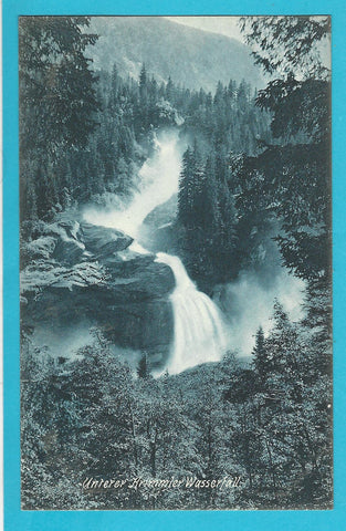 AK Unterer Krimmler Wasserfall.