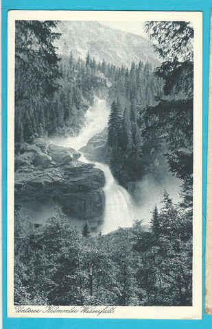 AK Unterer Krimmler Wasserfall.