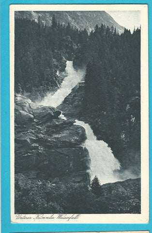 AK Unterer Krimmler Wasserfall.