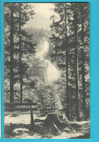 AK Unterer Krimmler Wasserfall.