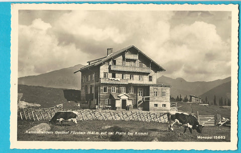 AK Kammerlanders Gasthof Filzstein auf der Platte bei Krimml.