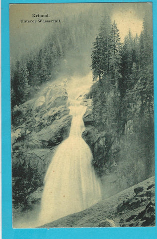AK Krimml. Unterer Wasserfall.