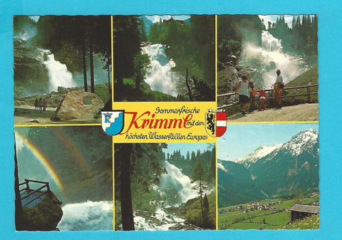 AK Krimml mit den höchsten Wasserfällen Europas.