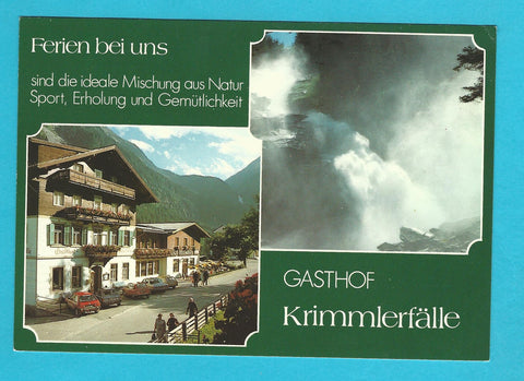 AK Krimml. Gasthof Krimmlerfälle. Familie Schöppl.