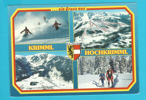 AK Ein Gruss aus Krimml Hochkrimml.