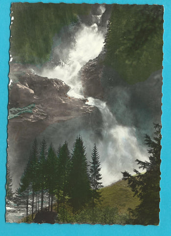 AK Unterer Krimmler Wasserfall.