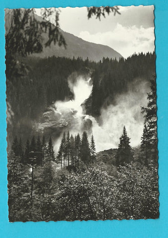 AK Unterer Krimmler Wasserfall.