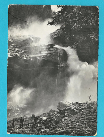 AK Unterer Krimmler Wasserfall.