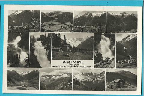 AK Krimml mit den weltberühmten Wasserfällen.
