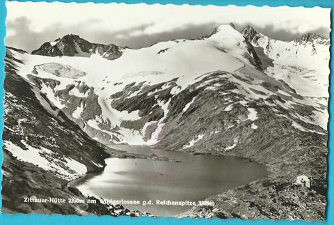 AK Zittauer-Hütte am Wildgerlossee.