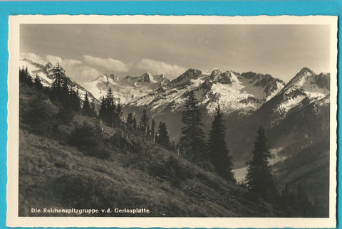 AK Die Reichenspitzgruppe v. d. Gerlosplatte. (1935)