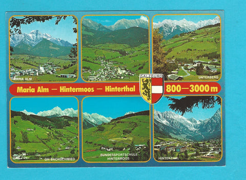 AK Maria Alm-Hintermoos-Hinterthal.