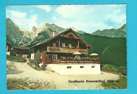 AK Maria Alm. Gasthaus Kronreithof. Fam. Wiedauer.
