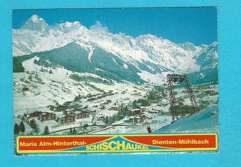 AK Maria Alm - Hinterthal. Dienten-Mühlbach Schischaukel.
