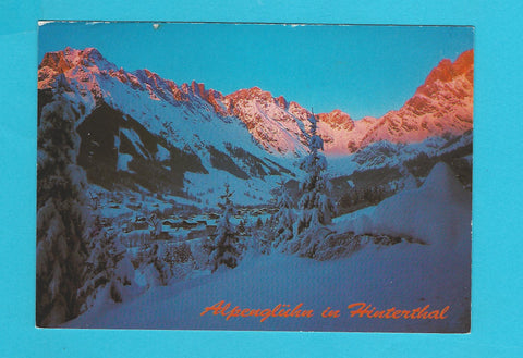 AK Alpenglühen in Hinterthal.