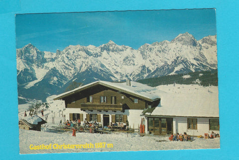 AK Maria Alm. Gasthaus Christernreith. Sepp und Franziska Geisler.