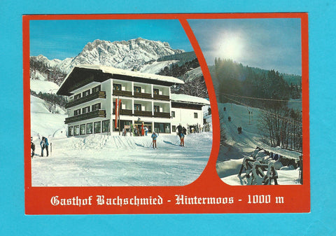 AK Maria Alm. Gasthof Bachschmied. Bes. J. u. A. Mitteregger.