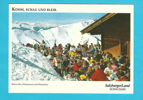 AK Maria Alm, Hintermoos und Hinterthal.