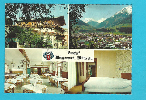 AK Mittersill. Markt 34. Gasthof Metzgerwirt Mittersill. Besitzer Peter und Anna Ritsch.