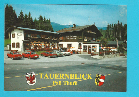 AK Mittersill. Restaurant Pension Tauernblick F. u. U. Hirner. Paß Thurn.