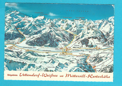 AK Skigebiete Uttendorf-Weißsee und Mittersill-Resterhöhe.