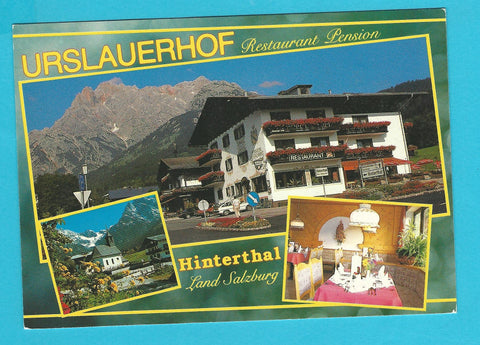 AK Hinterthal. Pension Restaurant Urslauerhof. Familie Wilhelm und Heidi Kraker.