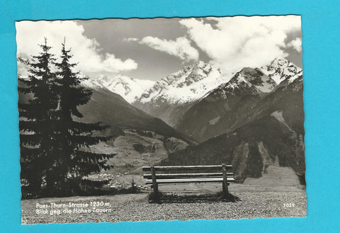 AK Pass-Thurn-Strasse. Blick geg. die Hohen Tauern.