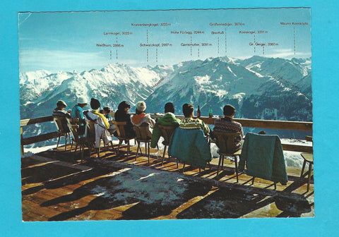 AK Neukirchen am Großvenediger. Terrassenblick von der Wildkogelbahn, Bergstation.