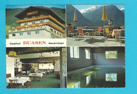 AK Neukirchen am Großvenediger. Gasthof Buasen. Besitzer: Familie Proßegger.