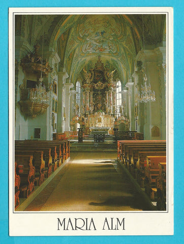 AK Wallfahrtskirche Maria Geburt in Maria Alm am Steinernen Meer.