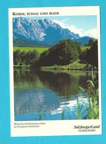 AK Ritzensee und Steinernes Meer im Pinzgauer Saalachtal.