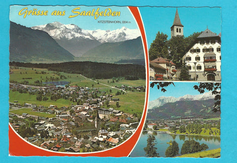 AK Grüsse aus Saalfelden.