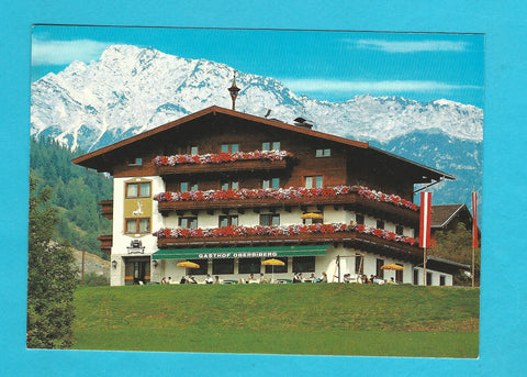 AK Saalfelden. Gasthof Oberbiberg. Fam. Posch. Kehlbach 2.