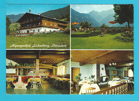 AK Uttendorf. Alpengasthof Liebenberg. Besitzer H. M. Altenberger.