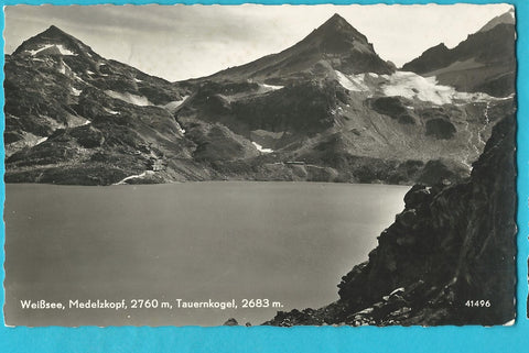 AK Weißsee, Medelzkopf, Tauernkogel. (1957)