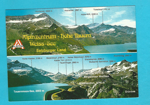 AK Alpin Zentrum Hohe Tauern Rudolfshütte am Weißsee.