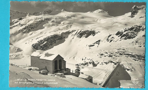 AK Blick v. d. Rudolfshütte auf Granatspitze Sonnblick u. Hochfilleck.