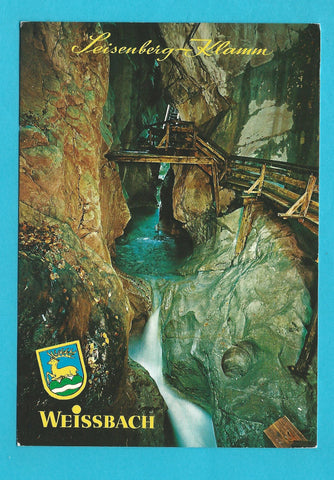 AK Weißbach bei Lofer. Seisenberg-Klamm.